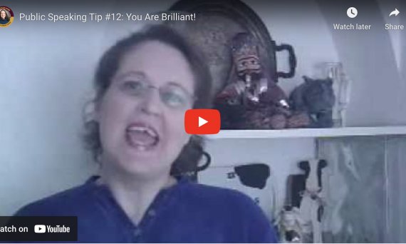 Public Speaking Tip #12: Believe In Yourself